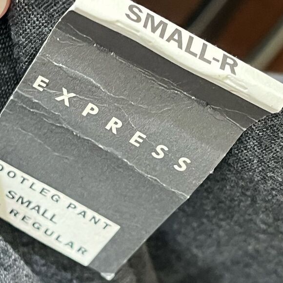 NWT Express Women’s Bootleg Pant Heather Gray, Size Small-Regular - Picture 7 of 9